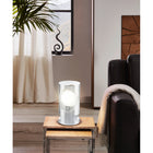 Eglo Tubola Touch Sensor Table Lamp - Chrome-Uses 1 x 40W max. Candelabra Base Bulb (Sold Separately)
