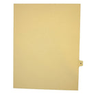Mark Maker Legal Exhibit Index Tab Buff Single Tabs, 1/15th Cut, Letter Size, No Holes, Letter Z, 25 Pack-Buff Single Tabs, 1/15th Cut
