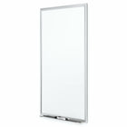 Quartet Premium Porcelain Board with Aluminum Frame - 6' x 4'-Versatile steel-backed magnetic surface doubles as bulletin board