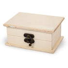 Time 4 Crafts Natural Finish Wooden & Drawer Box - 12 Pack-The box measures 4.3"L x 3.1"W x 2"H in dimensions