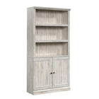 Sauder Miscellaneous Storage Bookcase With Doors - 5 shelves - 69.76" H - White Plank (426420)-Standard - White Plank - Engineered Wood