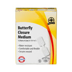 Wasip Butterfly Closures - 100 Pack-These quality vinyl adhesive dressings are designed to support stitches and hold surface wounds together.