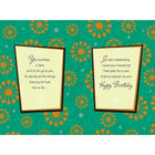 Rosedale 5-1/2" x 8" Just For Your Birthday Celebrate! Greeting Cards And Envelopes, 12 Pack (15735)-Card shop quality greeting cards