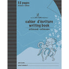Louis Garneau Exercise Book, Interlined, 9-1/4" x 7-1/4", 32 Pages, Blue, 48 Pack-Exercise book with interlined ruling, laminated covers and thick paper