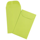JAM Paper #3 Coin Envelopes, 2.5 x 4.25, Brite Hue Ultra Lime Green, 500 Pack-500 envelopes per pack