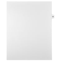 Mark Maker Legal Tabs - Letter Size - White - 1/15th cut - 25 tabs per package - 5 packages Pack - Number 154-White Single Tabs