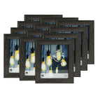 kieragrace Loft Picture Frame, 8 x 10", Driftwood Black - 12 Pack-Driftwood black finish