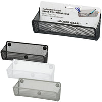 Staples Magnetic Mesh Caddy - Assorted Colours - 12 Pack-Magnetic caddy, for storing and organizing small to medium sized stationery