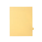 Mark Maker Legal Exhibit Index Tab Buff Single Tabs, 1/26h Cut, Letter Size, No Holes, Letter U, 25 Pack-Buff Single Tabs, 1/26th Cut