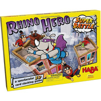 Rhino Hero - Super Battle-A heroic 3D card-stacking game for 2-5 players ages 5 and up