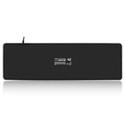 Adesso AKB-235UB Antimicrobial Waterproof Advanced Silicone Desktop Keyboard-104-Key US Layout