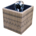Koolatron Wicker Deck/Balcony Pond Kit-Pond can withstand extreme weather