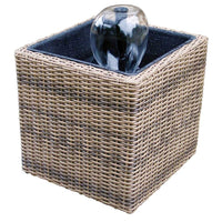 Koolatron Wicker Deck/Balcony Pond Kit-Pond can withstand extreme weather