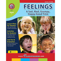 eBook: Feelings: A Sad - Mad, Grumpy, Happy Good Time (PDF version - 1-User Download) - ISBN 978-1-55319-144-5 - Grade 1-You will receive two emails: one confirming your entire order, and one with a "Download Software" buttonYou can download immediately or return to your email to download later