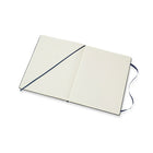 Moleskine Classic Dotted Hard Cover Notebook, Blue Sapphire, 7.5" x 9.75"-Glued binding lays flat