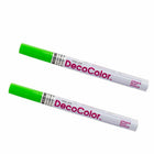 Marvy Uchida Fine-Line Opaque Paint Markers - Light Green - 2 Pack-Colour: Light Green