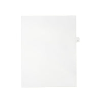Mark Maker Legal Exhibit Index Tab White Single Tabs, 1/26th Cut, Letter Size, No Holes, Letter I, 25 Pack-White Single Tabs, 1/26th Cut