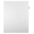 Mark Maker Legal Tabs - Letter Size - White - 1/25th cut - 25 tabs per package - 5 packages Pack - Number 80-White Single Tabs