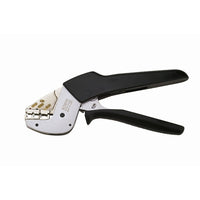 HVTools Ratchet System Crimpping Plier, 12" x 5" x 2", Black-HV Tools Ratchet-System Crimpping Pliers for Insulated Terminals have a fixed lower jaw and ratchet mechanism for easier crimping