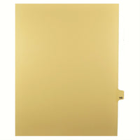 Mark Maker Legal Tabs - Letter Size - Buff - 1/25th cut - 25 tabs per package - 5 packages Pack - Number 168-Buff Single Tabs