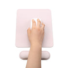 General Supply Goods + Co Vegan Leather Mousepad with Magnetic Wrist Rest - Pink Clay-5