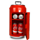 Koolatron Coca-Cola Mini Can Cooler (CC06)-Self-locking recessed door handle