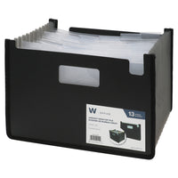Winnable 13 Pocket Expanding Desktop File, Letter Size-Expanding file with 13 pockets to divide and organize contents