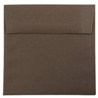 JAM Paper 6 x 6 Square Envelopes, Chocolate Brown Recycled, 100 Pack (234680g)-Chocolate brown
