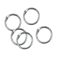 Staples 1-1/2" Loose Leaf Rings - Silver - 12 Pack-Low-cost loose-leaf binding