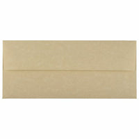 JAM Paper #10 Parchment Business Envelopes - 4.125" x 9.5" - Brown Recycled - 50 Pack-Colour: Brown
