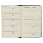 Winnable Address Book, 8" x 5", Black-8" x 5"