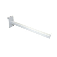 Can-Bramar Gridwall Straight Arm For Gridwall, 12", White, 10 Pack-8" Gridwall standard wire hooks to securely hang heavy loads.