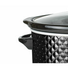 Brentwood Select Slow Cooker 7 Qt - Black-Tempered Glass Lid