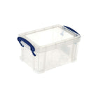 Really Useful Boxes 0.7L Storage Box, Clear-0.7 L storage capacity