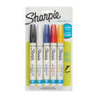 Sharpie Water-Based Poster Paint Marker - Assorted Colours - 5 Pack-The water-based, quick-drying ink will not bleed through paper and is acid-free for archival uses.