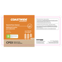 Coastwide Professional CP33 Neutral Floor Cleaner Concentrate Secondary Label-For use on a secondary container