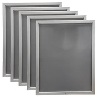 Eddie's Lockable Snap Frame Poster Holder - 22" x 28" - Silver Aluminum - 5 Pack (120666-5)-Lockable Snap Frame Poster Frames