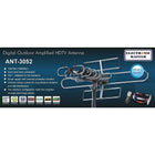 Electronic Master Remote Controlled HDTV Antenna, 22" x 37" x 14", Silver-Tool-free installation