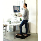 Fellowes ActiveFusion Anti-Fatigue Mat for Standing Desks, 24” x 36”, Black-Black