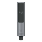 Logitech Spotlight Presentation Remote- Slate-Presentation remote vibrates five minutes before the end of your presentation and again when your time is fully up. Track presenting time and customize vibration alerts in the Logitech Presentation App