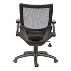 TygerClaw Mid Back Mesh Office Chair (TYFC2317)-Heavy duty nylon base with durable multi-surface dual wheel casters