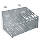 Azar Displays 2-Tier 14 Compartment Cosmetic Counter Display, 6.5" x 12" x 8" (222987)-Pegboard, slatwall, or counter top