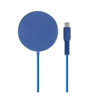 LOGiiX Piston Connect Mag MagSafe Charger - 1.5M - Blue-Durable and fast wireless Magsafe charger for iPhone 12