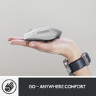 Logitech MX Anywhere 3 Wireless Mouse for Mac - Light Grey-Darkfield 4000 DPI sensor for precise tracking on virtually any surface, even glass