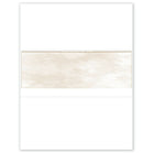 Deluxe Middle Laser Cheque, Tan, English, 8.5" x 11", 500 Pack (UTN9039-500)-Blank Cheque stock for use with Custom Accounting Software