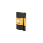 Moleskine Classic Black Soft Cover Pocket Ruled Notebook, 3-1/2" x 5-1/2"-Pocket size (3-1/2" x 5-1/2")