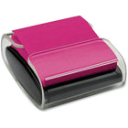 Post-it 3 x 3 Colour Super Sticky Pop-Up Notes Dispenser, Black-Note dispenser features a clear acrylic outer shell to display the colour of notes