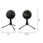 Blue Snowball iCE Plug 'n Play USB Microphone - Black-Skype and Discord certified: Whether conducting interviews over Skype, streaming live gameplay on Twitch, or communicating across the globe, you’ll be heard loud and clear on leading VOIP platforms