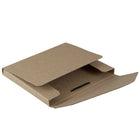 JAM Paper CD Case Portfolio Envelopes With Elastic Closure, 5 x 5.63 x.38, Recycled Brown Kraft, 4 Pack (333545g)-Finish: crocodile