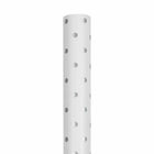 JAM Paper Gift Wrap - Polka Dot Wrapping Paper - 25 Sq Ft per Roll - White with Silver Glitter Dots - 2 Pack-Size: 50 Square Feet Total (25 Sq. Ft. per Roll)